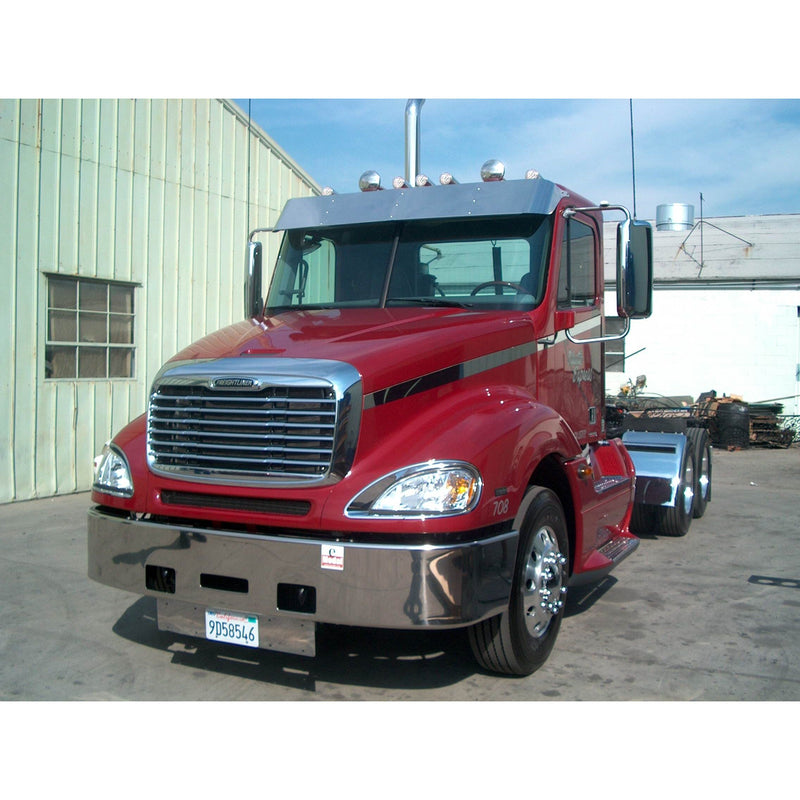 F-3038C 13” Drop Visor 2 Pc w/10-3/4” Light Holes Across the Top Evenly Spaced