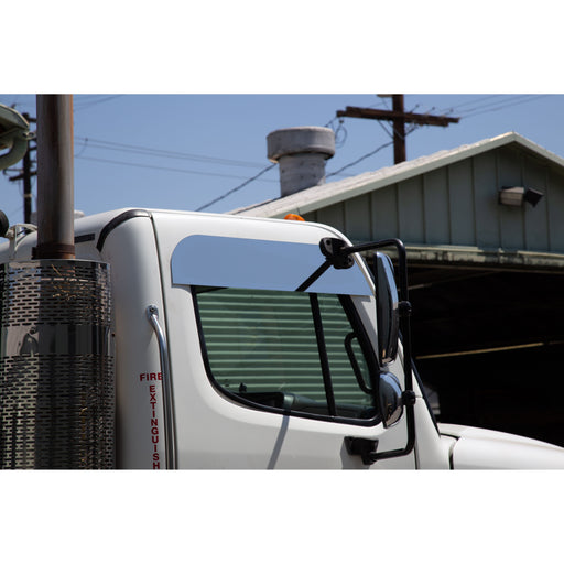 Freightliner Cascadia (Choose Size) Chop Tops (Fits 2007-2024) WINDOW CHOP TOP F-3251 - 7",F-3253 - 10" Dark Slate Gray
