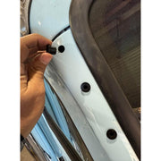 Rollin Low 12" Straight Visor (Kenworth T680, T880, W990) (Peterbilt 567, 579, 589)  #3002 PETERBILT VISOR Dark Slate Gray