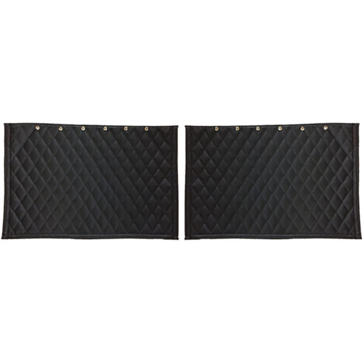 Quilted Vinyl Fender Covers - 27.5 Inch X 24 Inch - Black - Pair FENDER GUARD Dark Slate Gray