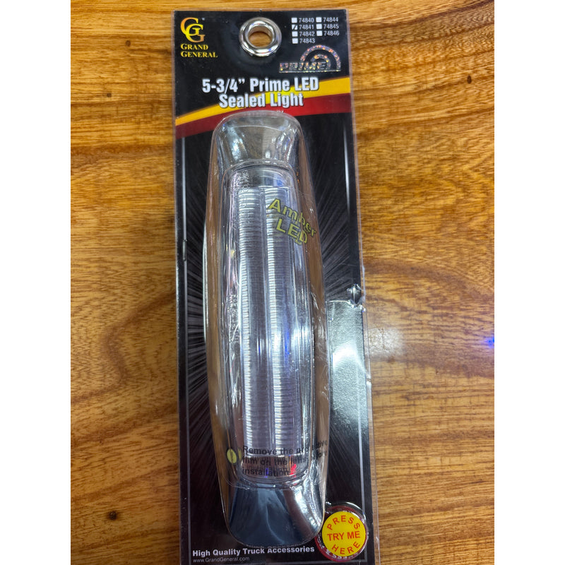5-3/4"  Rectangular Prime LED Marker Light (choose color)