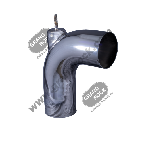 FL-17476-001C  ELBOW,5"90DEG OD/OD MOUNT CHR