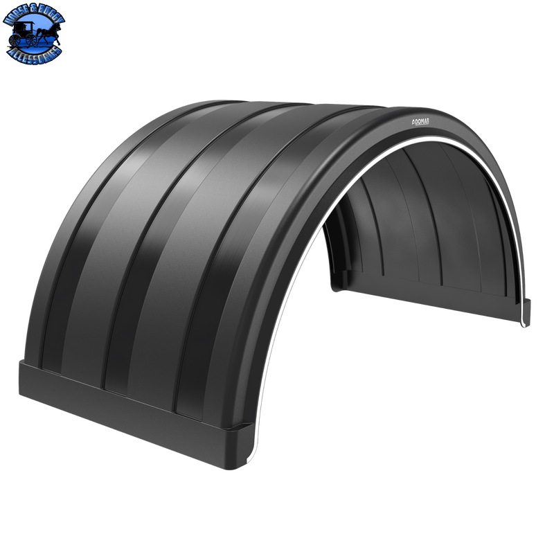FX18025P 75" Poly Single Axle Fender - Black