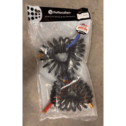 #117-454 (15 ft. Long) 70mm Diameter, (Pair) Red/Blue Grips AIR HOSE Slate Gray