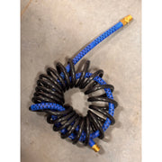 #117-454 (15 ft. Long) 70mm Diameter, (Pair) Red/Blue Grips AIR HOSE Dark Gray