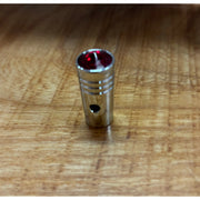 95185 1" UNIVERSAL CR. ALUM. TOGGLE SWITCH EXTEN. W/RED JEWEL Rosy Brown
