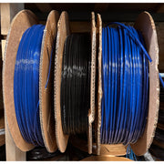 225-1038 SAE J844 Tubing | 1/8" OD, Blue, Corrugated Reel (Sold by Foot) Rosy Brown