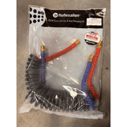 119-424 (12' Long) 40mm diameter red/blue grips (coil-n-coil) 12" leads AIR HOSE Slate Gray