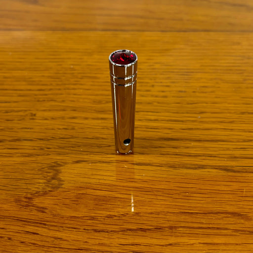 92885 2-1/4" CR. ALUM. SWITCH EXTEN. W/RED CRYSTAL FOR PETERBILT TOGGLE SWITCH Dark Goldenrod