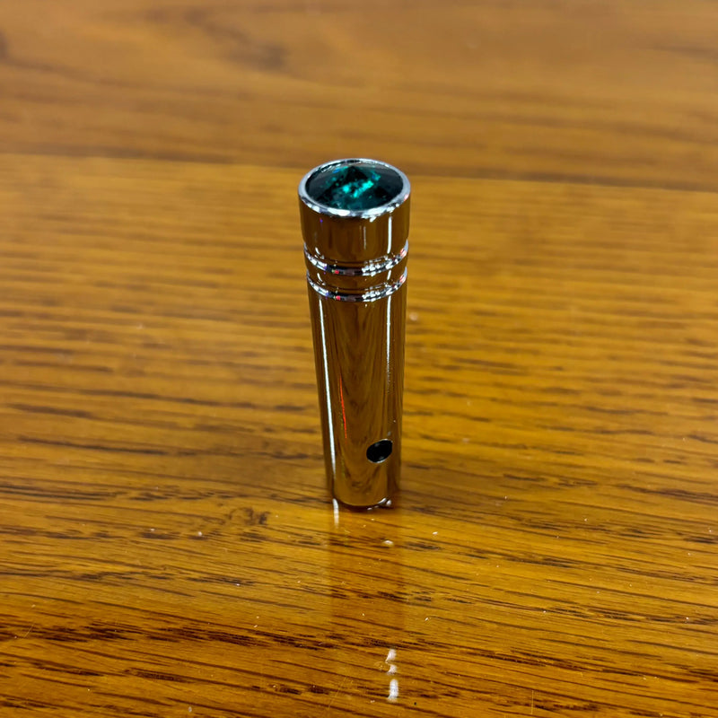 92883 2-1/4" CR. ALUM. SWITCH EXTEN. W/GREEN CRYSTAL FOR PETERBILT TOGGLE SWITCH Sienna