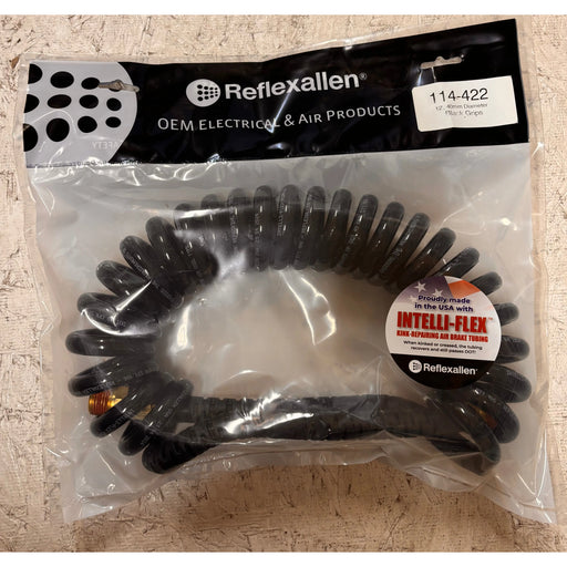 114-422 (12ft Long) 40mm diameter single black grip (12" lead) AIR HOSE Dark Gray
