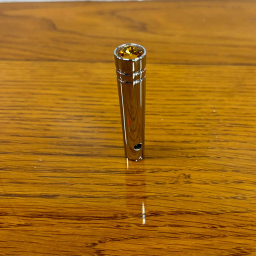 92880 2-1/4" CR. ALUM. SWITCH EXTEN. W/AMBER CRYSTAL FOR PETERBILT TOGGLE SWITCH Dark Goldenrod