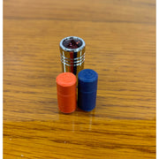 95184 1" UNIVERSAL CR. ALUM. TOGGLE SWITCH EXTEN. W/PURPLE CRYSTAL TOGGLE SWITCH Dark Goldenrod