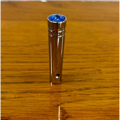 92881 2-1/4" CR. ALUM. SWITCH EXTEN. W/BLUE CRYSTAL FOR PETERBILT TOGGLE SWITCH Saddle Brown