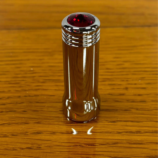 95225 2-1/4" CR. ALUM. SWITCH EXTEN. W/RED CRYSTAL FOR I & MACK Saddle Brown
