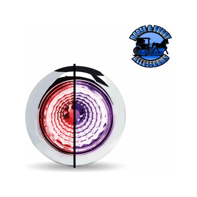 3/4" Trux Dual Revolution LEDs (Choose Color and Style) 3/4" Light 3/4″ Red to Purple Round – 1 Diode Dark Slate Gray