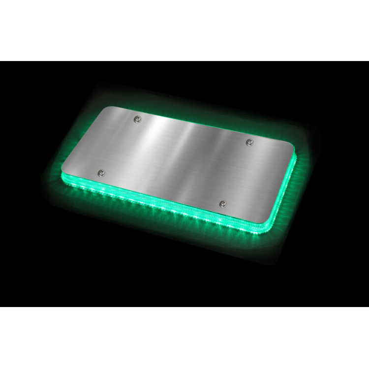 Halo Glow Light for License Plates with (Choose Color) and White LEDs Amber,Blue,Green,Purple,Red Dark Gray