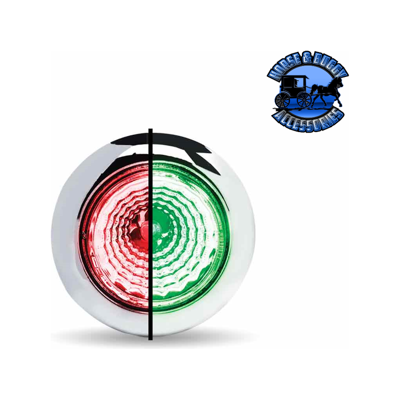 3/4" Trux Dual Revolution LEDs (Choose Color and Style) 3/4" Light 3/4″ Red to Green Round – 1 Diode Dark Slate Gray