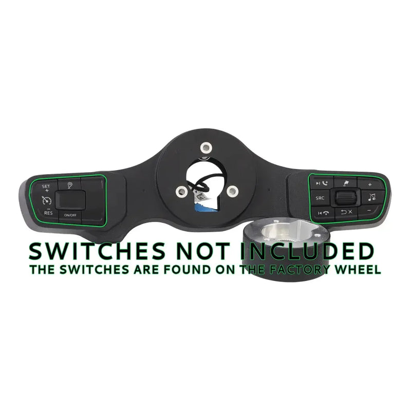 #9505 For Kenworth and Peterbilt trucks (2023 newer)-Must use classic SCI Wheel 18" only -Does not include switches -Includes Hub Adapter Steering Wheel Hub Dark Slate Gray