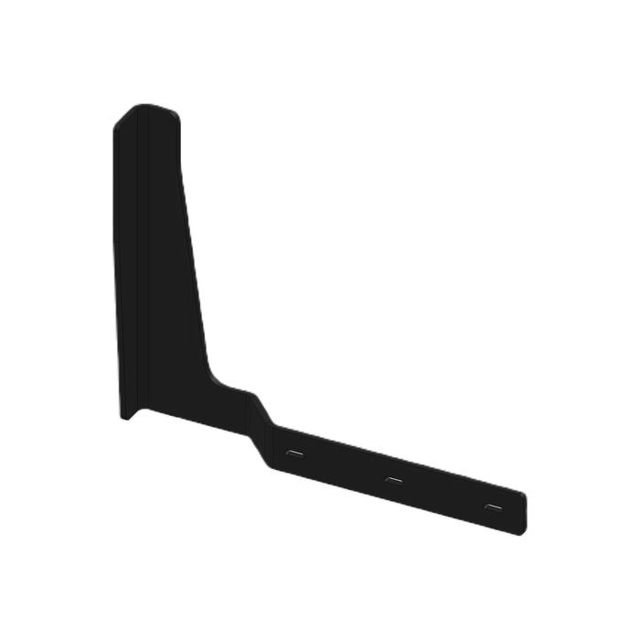 Black Hogebuilt Blind Mount Half Fender Front Brackets (Choose suspension) fender bracket Down Low Rear Full Fender Mount fits clean frame rail, Passenger