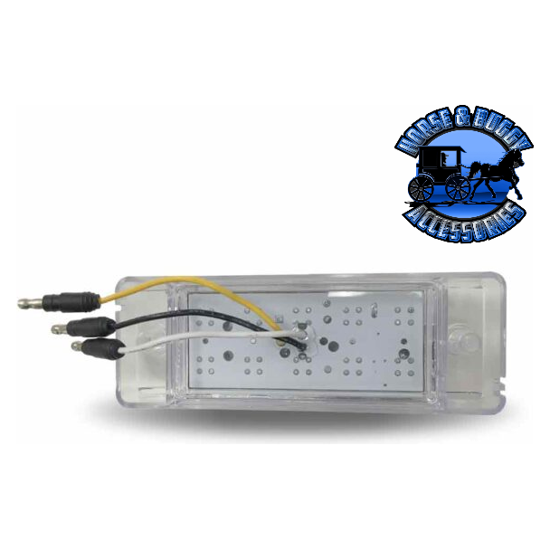 2"x 6" Rectangular Trux Dual Revolution LEDs (Choose Color) 2"X6" TRAILER Amber to Blue - 10 Diodes,Red to Blue - 10 Diodes,Red to White - 10 Diodes Dark Gray