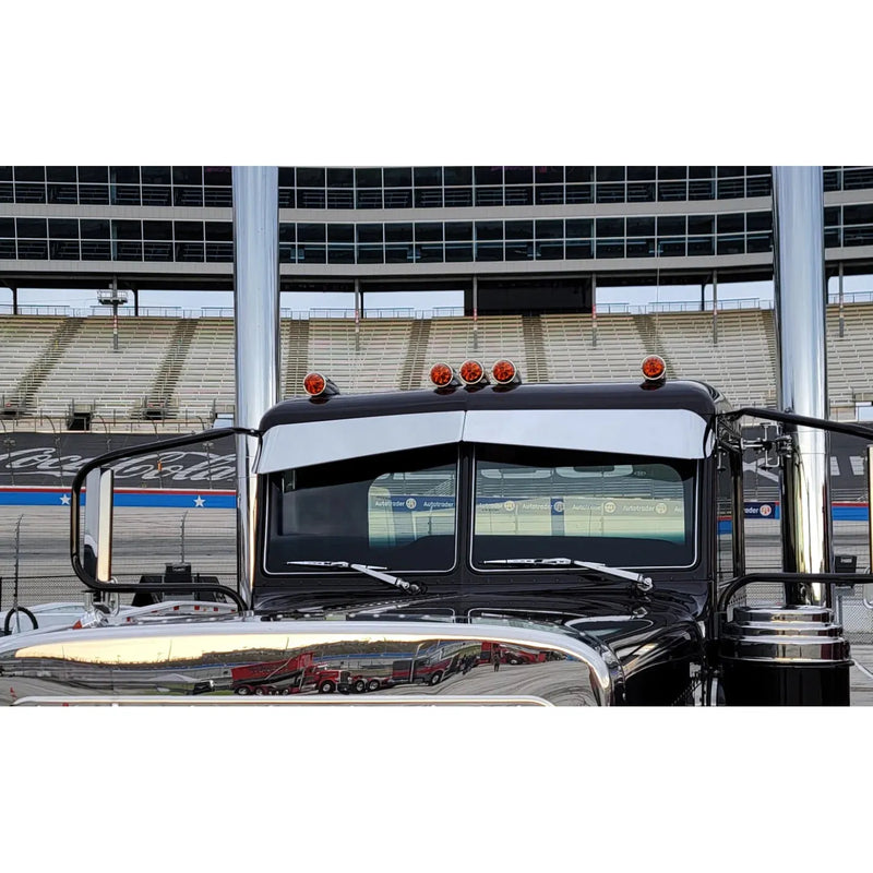 #GGE1 Peterbilt 379/389 304 Polished Stainless Steel Peterbilt OEM Replacement Wiper Arm Dark Slate Gray