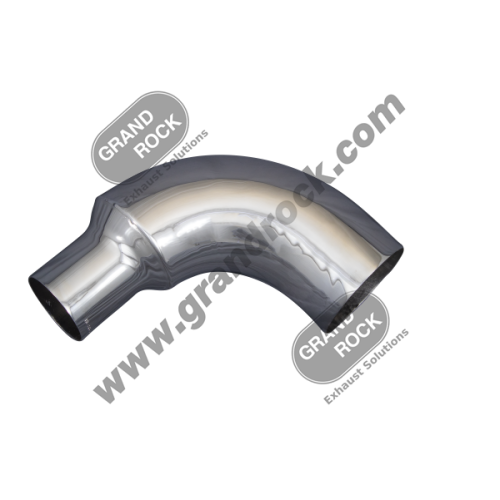 IH-275-6C  ELBOW,6"90DEG OD/R4"OD CHR