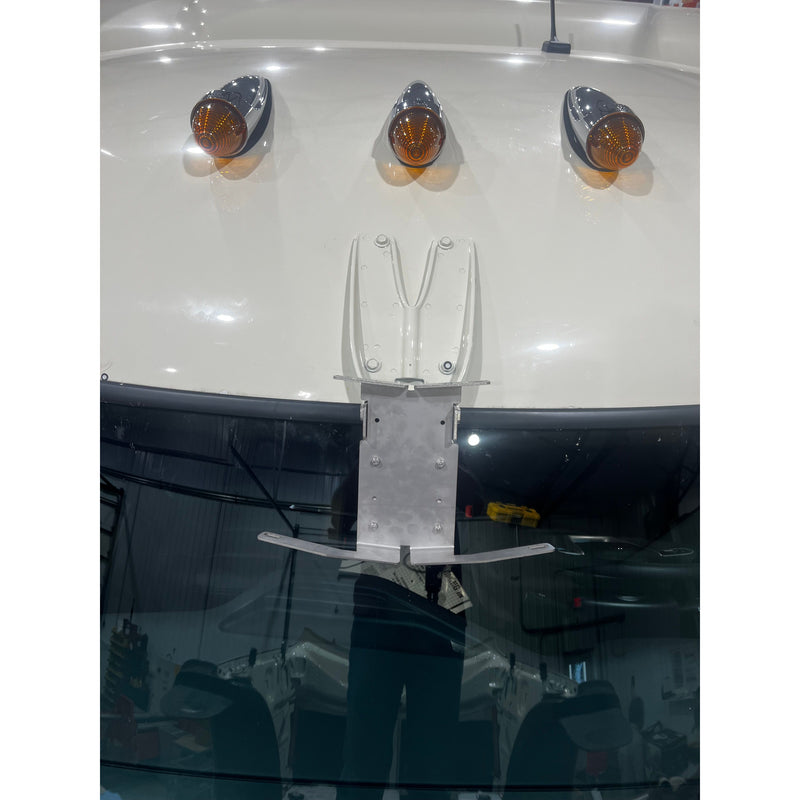 Iowa Customs Peterbilt (Kenworth T680, T880, W990) (Peterbilt 567, 579, 589) Visors (Mounts to Factory Visor Brackets) (Choose style)