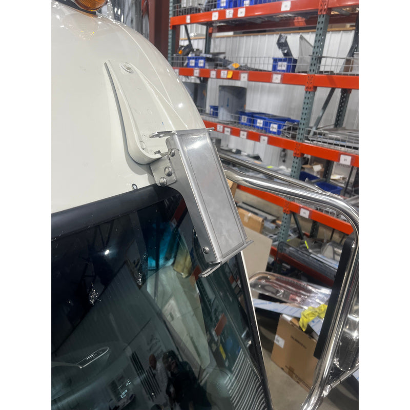 Iowa Customs Peterbilt (Kenworth T680, T880, W990) (Peterbilt 567, 579, 589) Visors (Mounts to Factory Visor Brackets) (Choose style)