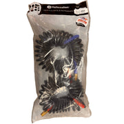 117-484 (20 ft. Long) 70mm Diameter ( Pair) Red/Blue Grips AIR HOSE Dim Gray