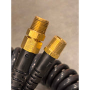 114-425 (12 ft. Long) 40mm Diameter (Pair) Black Grips AIR HOSE Rosy Brown