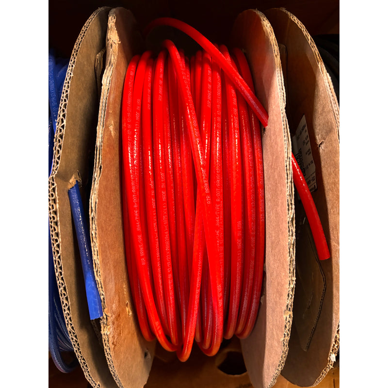 225-6015 SAE J844 Tubing | 3/8" OD, Red, Corrugated Reel (Sold by Foot) Black