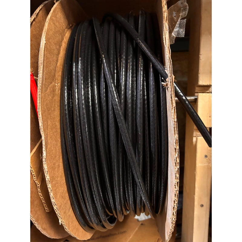 225-6045 SAE J844 Tubing | 3/8" OD, Black, Corrugated Reel (Sold by Foot) Dark Salmon