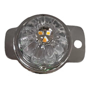 #1050 STAINLESS PETERBILT 579/589 DRIVER/PASSENGER INTERIOR LIGHT BRACKET watermelon Dim Gray