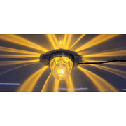 #1050 STAINLESS PETERBILT 579/589 DRIVER/PASSENGER INTERIOR LIGHT BRACKET watermelon Dark Slate Gray