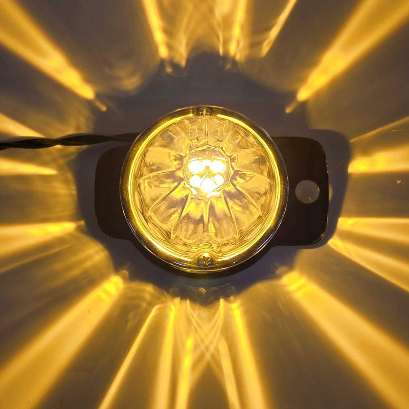 #1050 STAINLESS PETERBILT 579/589 DRIVER/PASSENGER INTERIOR LIGHT BRACKET watermelon Saddle Brown