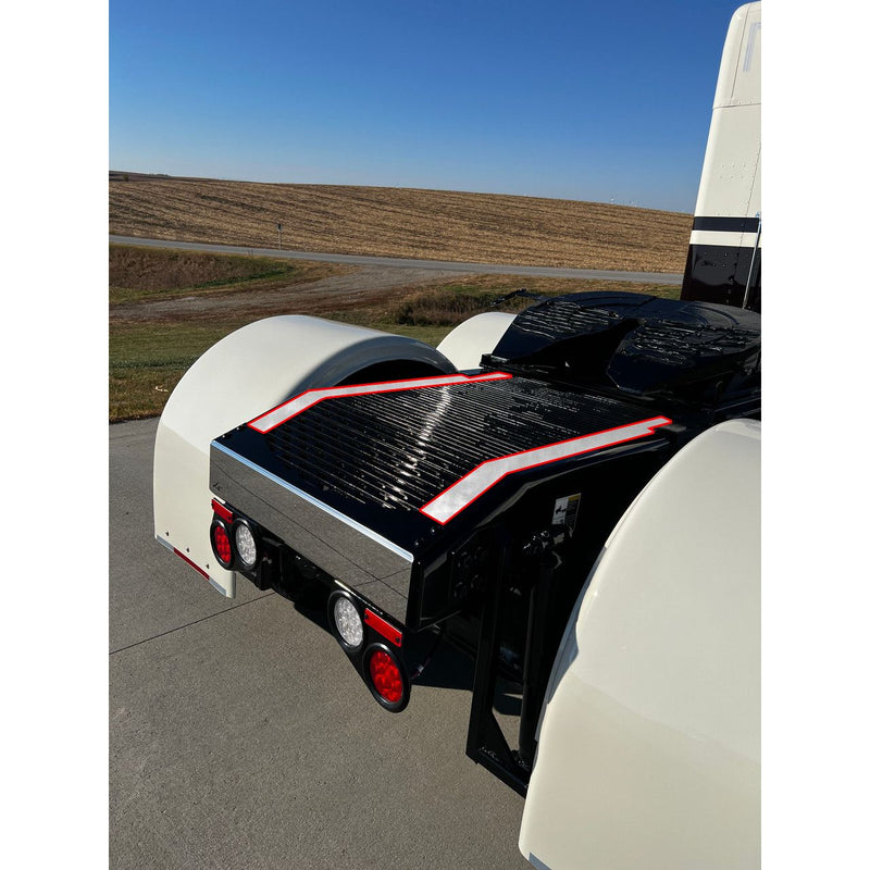 IC991179-14   #8 304 Corrosion-Resistant Stainless Steel In-Frame Merritt Dyna-Deck Rail Covers for Dove Tail Kit - Sold In Pairs