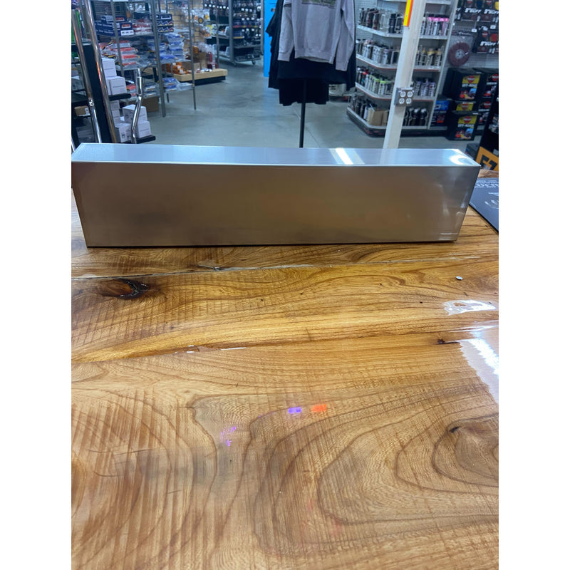 IC987000-14 UNIVERSAL AIRLINE BOX BLANK; NO HOLES; POLISHED 304 S.S. Dim Gray