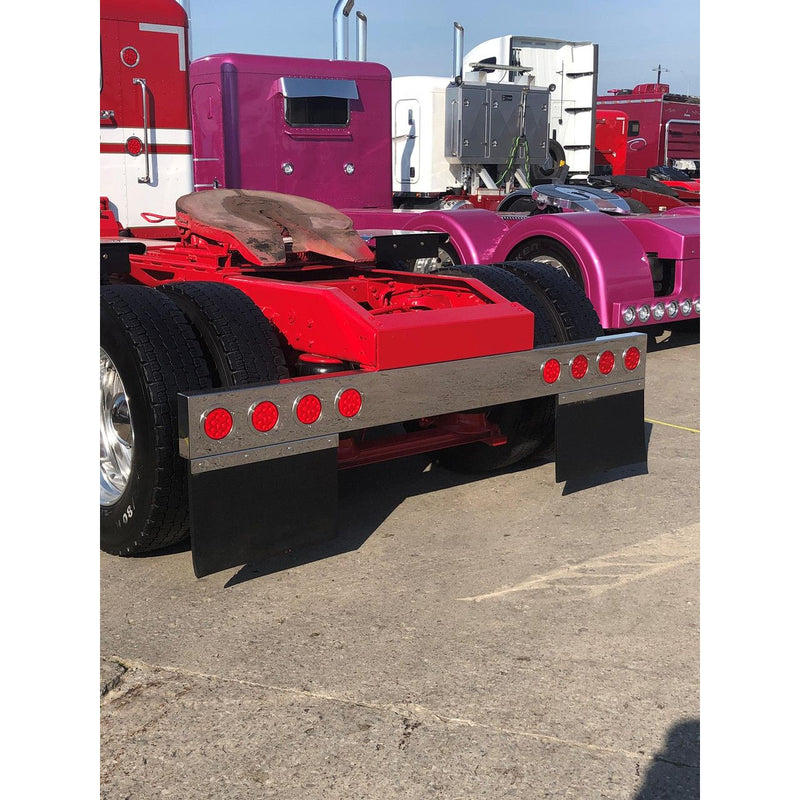 Barra de luces de 96" x 8-1/2" con (13) 4"
 Agujeros de luz redondos