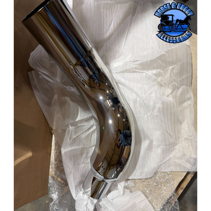 #14ZPBX-R13807050CP 7'' REDUCED TO 5'' EXHAUST ELBOW; RIGHT SIDE