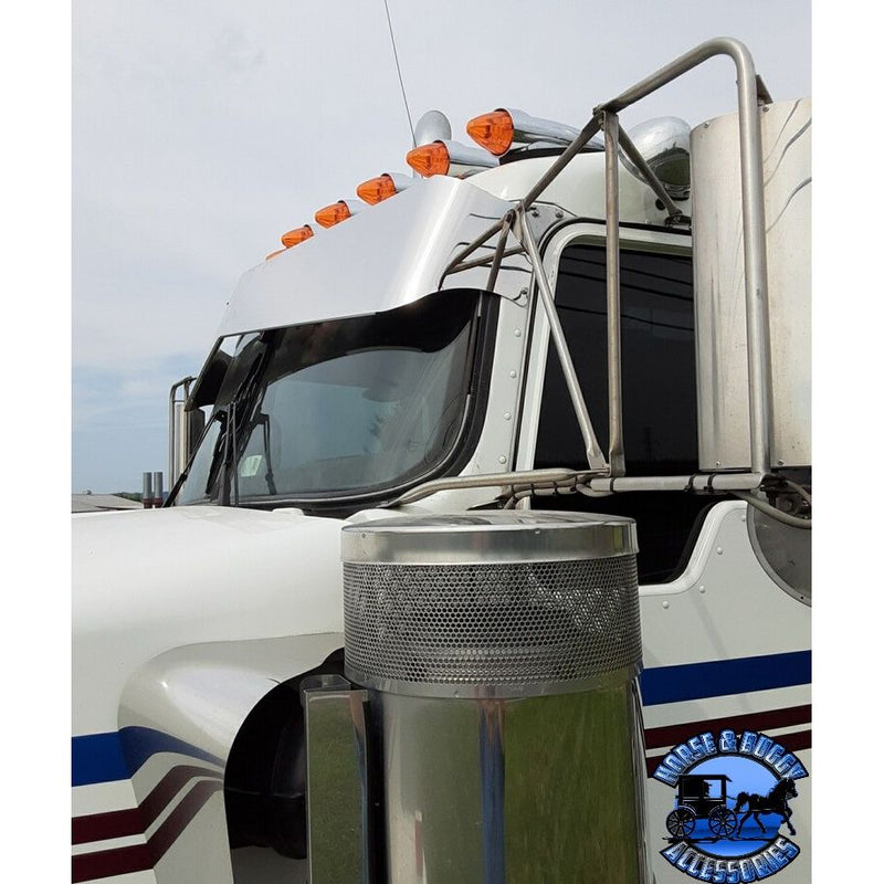 Rollin low Kenworth reverse bowtie 11X7" visor Curve windshield #2012