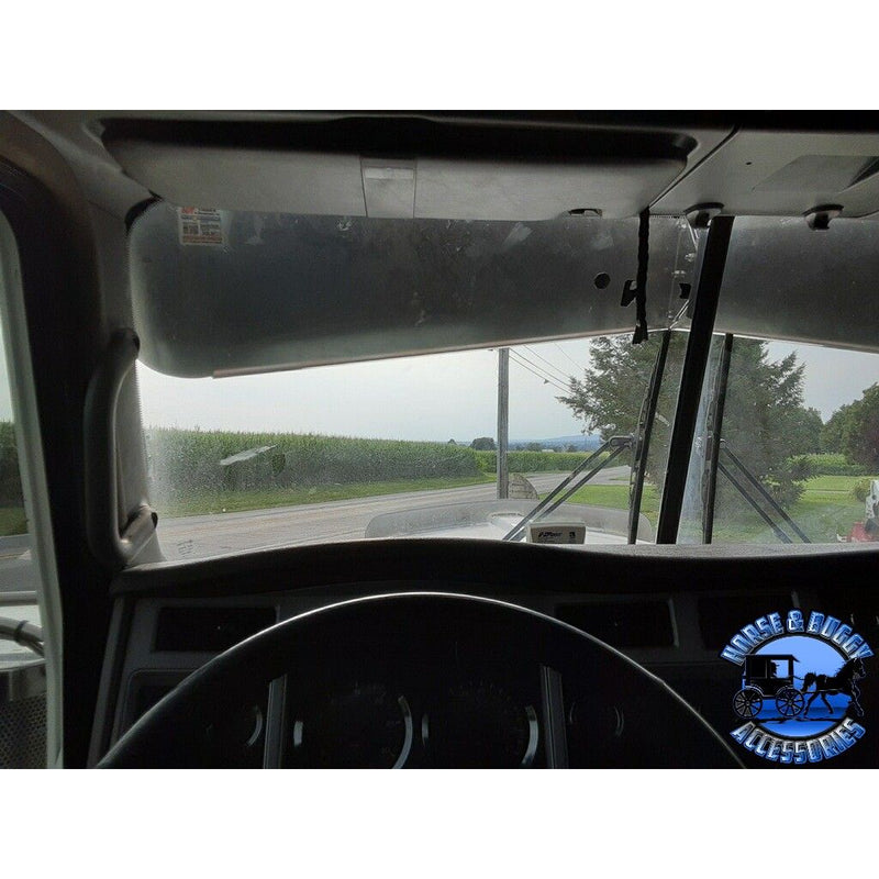 Rollin low Kenworth reverse bowtie 11X7" visor Curve windshield #2012