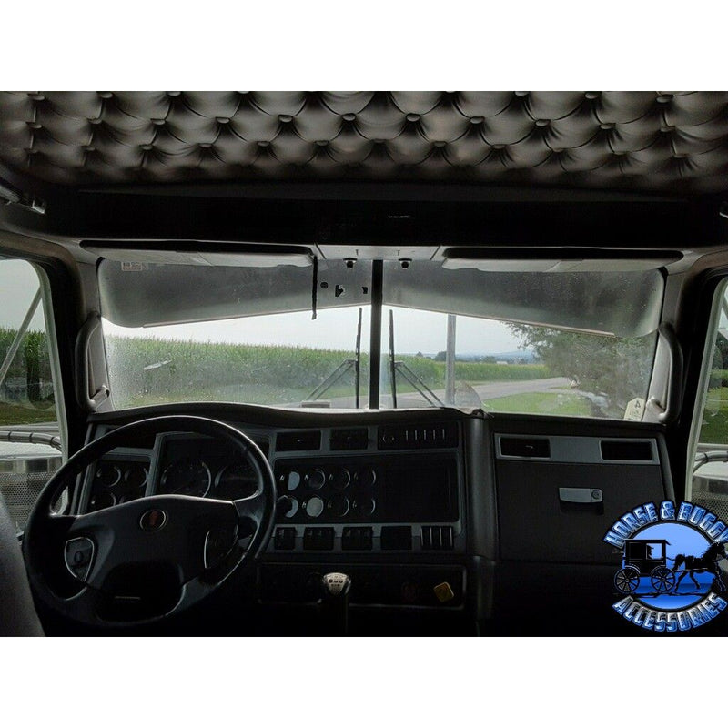 Rollin low Kenworth reverse bowtie 11X7" visor Curve windshield #2012