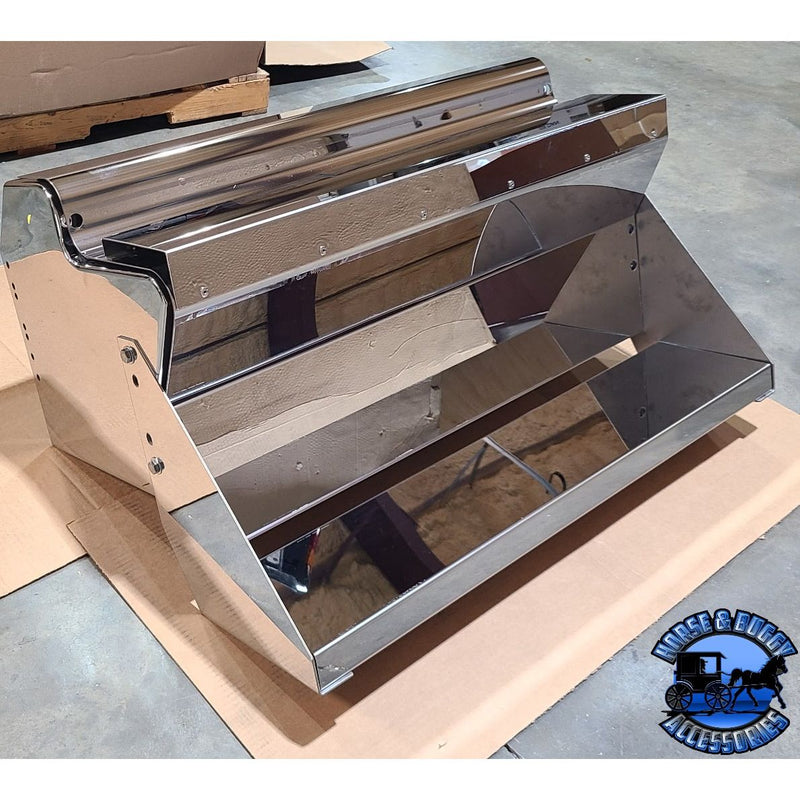 Kenworth Custom Universal 304 stainless stepboxes (Choose size & style) Includes steps