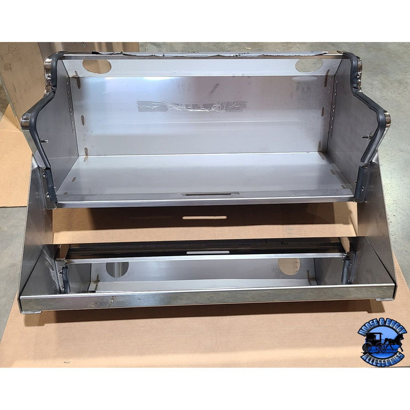 Kenworth Custom Universal 304 stainless stepboxes (Choose size & style) Includes steps