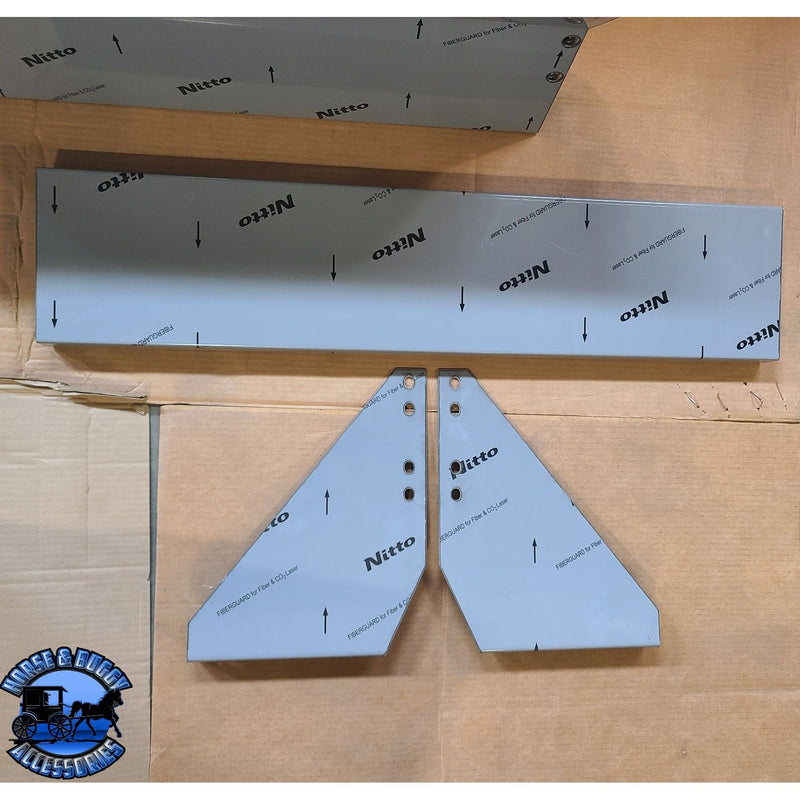 Kenworth Custom Universal 304 stainless stepboxes (Choose size & style) Includes steps