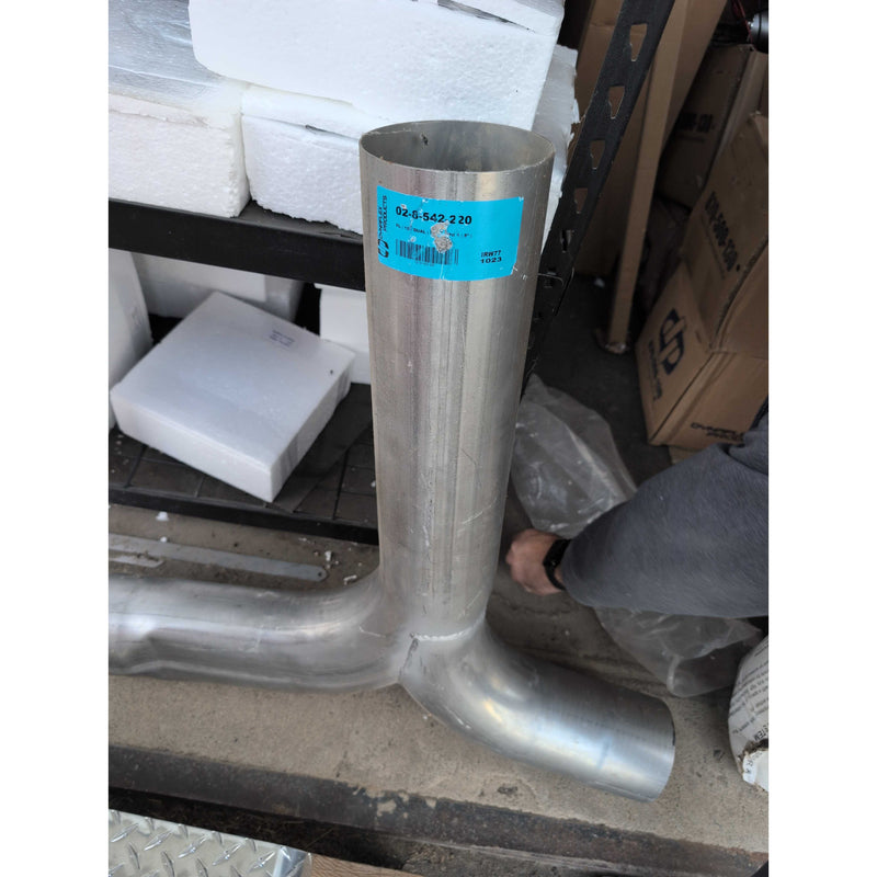 DP-02-8-542-220 5'' "Y" EXHAUST PIPE FOR FREIGHTLINER