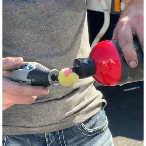 1/8" Shank Foam Polishing Bits: 5 Pack