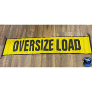 HDOLSPTP Heavy Duty Easy Hook Oversize Load Sign, 18" X 84" Dark Khaki