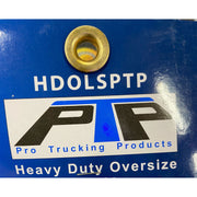 HDOLSPTP Heavy Duty Easy Hook Oversize Load Sign, 18" X 84" Light Gray